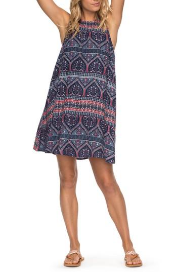 Women's Roxy Sweet Seas Trapeze Dress - Blue