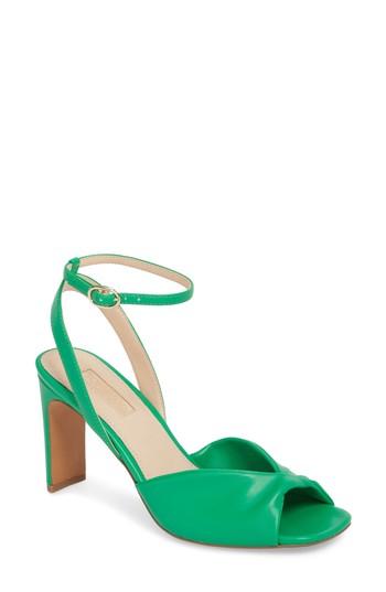 Women's Topshop Raven D'orsay Skinny Heel Sandal .5us / 41eu - Green
