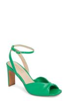 Women's Topshop Raven D'orsay Skinny Heel Sandal .5us / 41eu - Green