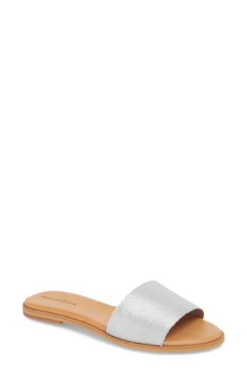Women's Treasure & Bond Mere Flat Slide Sandal M - Blue