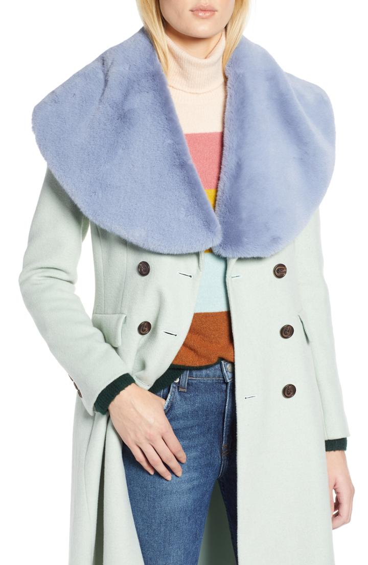 Women's Halogen X Atlantic-pacific Faux Fur Wrap