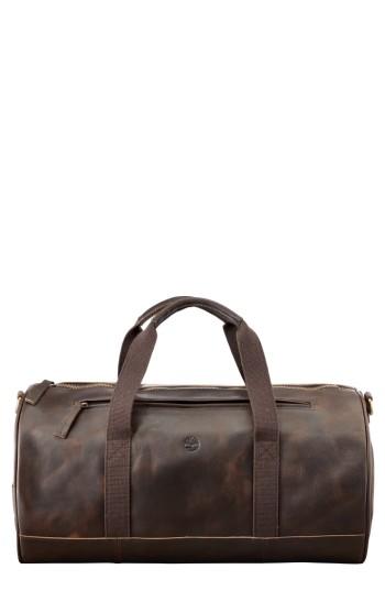 Men's Timberland Tuckerman Leather Duffel -