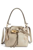 Chloe Medium Owen Calfskin Leather Bucket Bag -
