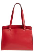 Lodis Jana - Work Leather Tote - Red