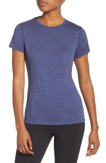 Women's New Balance Heather Tech Tee - Blue