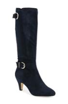 Women's Bella Vita Toni Ii Knee High Boot .5 Regular Calf N - Blue