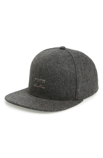 Men's Billabong All Day Snapback Cap - Black