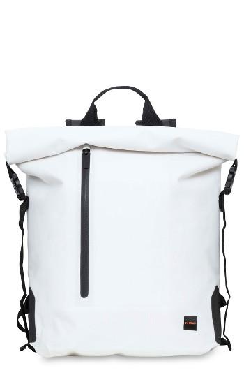Men's Knomo London Thames Cromwell Roll Top Backpack - White