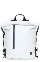 Men's Knomo London Thames Cromwell Roll Top Backpack - White