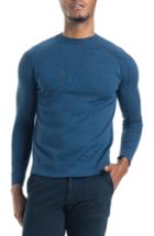Men's Good Man Brand Modern Slim Fit Merino Wool Sweater, Size - Blue