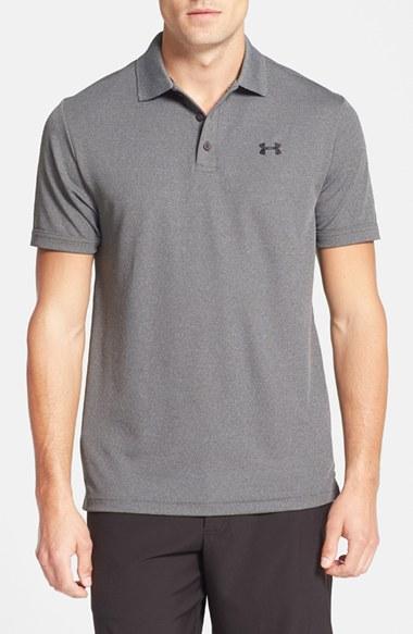 Men's Under Armour 'performance 2.0' Sweat Wicking Stretch Polo, Size - Grey