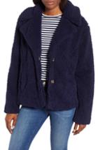 Women's Caslon Faux Shearling Jacket - Blue