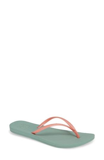 Women's Reef Escape Lux Flip Flop M - Green