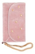 Women's Sonix Embellished Velvet Iphone X Wristlet -