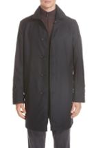 Men's Ermenegildo Zegna Reversible Wool Jacket Us / 50 Eur - Blue