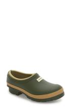 Women's Hunter Garden Waterproof Clog M - Green