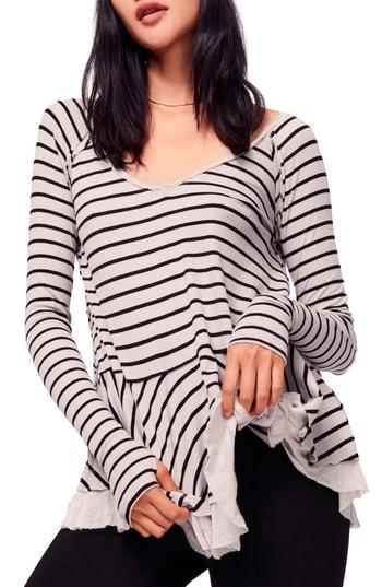 Women's We The Free By Free People Tangerine Stripe Tee - Beige