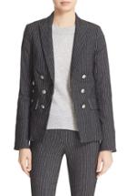 Women's Veronica Beard Jet Faux Double Breasted Jacket