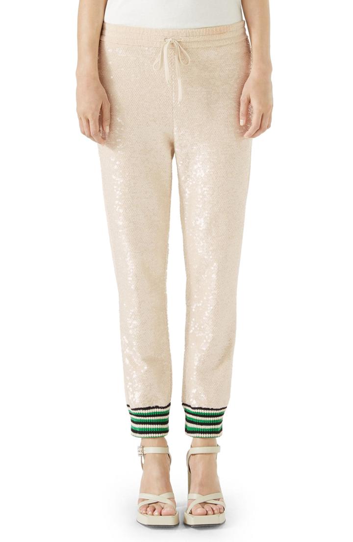 Women's Gucci Sequin Jogger Pants