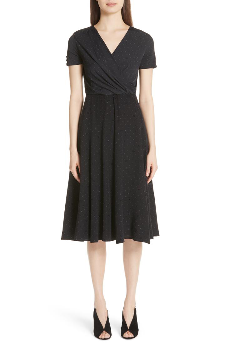 Women's Max Mara Sandalo Polka Dot Silk Dress