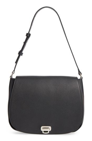 Shinola Calfskin Leather Shoulder Bag - Black