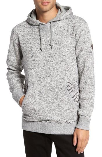 Men's Vans Brookstone Geo Print Hoodie - Grey