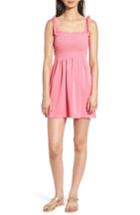Women's Juicy Couture Venice Beach Microterry Smocked Dress - Pink