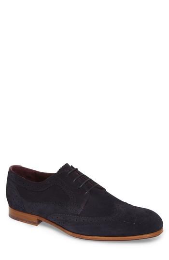 Men's Ted Baker London Granet Wingtip M - Blue