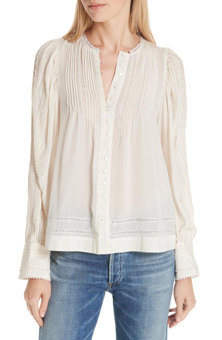 Women's Sea Azzedine Pleated Blouse