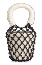 Staud Mini Moreau Cage Bucket Bag - Ivory