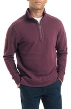 Men's Good Man Brand Pro Slim Fit Cotton Quarter Zip Pullover - Burgundy