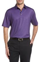 Men's Peter Millar Sean Mata Sunburst Stretch Jersey Polo, Size - Purple
