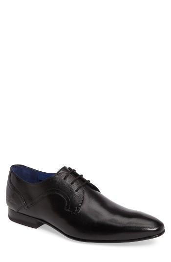 Men's Ted Baker London Pelton Plain Toe Derby .5 M - Black