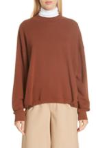Women's Vince Drawcord Hem Sweatshirt - Orange