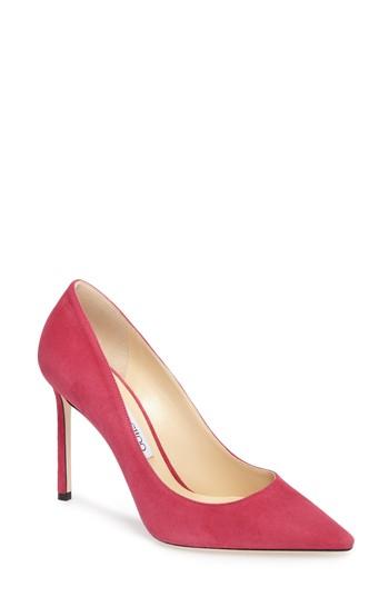 Women's Jimmy Choo 'romy' Pointy Toe Pump Us / 35eu - Pink