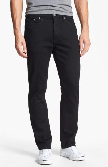 Men's Levi's 513(tm) Slim Straight Leg Jeans X 30 - Black