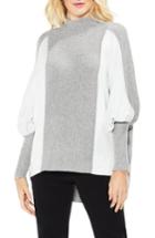 Women's Vince Camuto Dolman Sleeve Colorblock Sweater, Size - Grey
