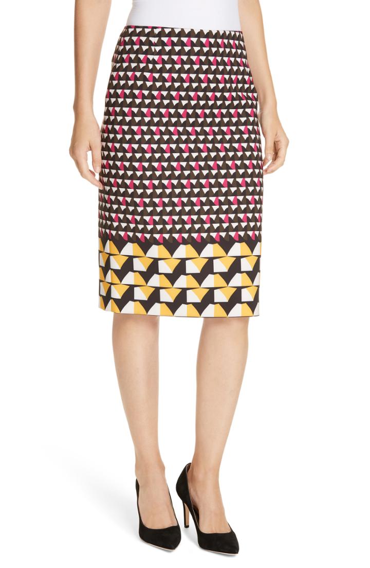 Women's Boss Vareika Anthracite Melange Pencil Skirt
