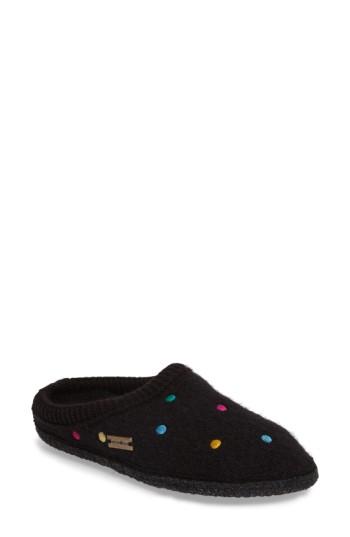 Women's Haflinger Sasha Slipper Us / 36eu - Black