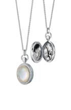 Women's Monica Rich Kosann Rock Crystal Oval Locket Necklace