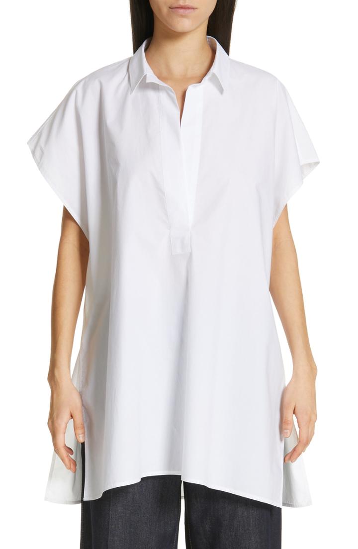 Women's Sofie D'hoore Oversize Dolman Sleeve Blouse Us / 34 Fr - White