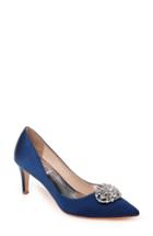 Women's Badgley Mischka Sunshine Embellished Pump .5 M - Blue
