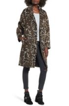 Women's Vigoss Oversize Leopard Print Topcoat