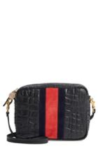 Clare V. Midi Sac Leather Crossbody Bag - Black