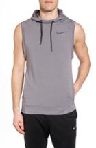 Men's Nike Dry Training Day Sleeveless Hoodie - Grey