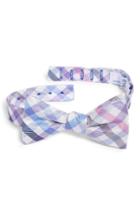 Men's Southern Tide Montage Silk Bow Tie, Size - Purple