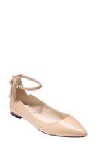 Women's Cole Haan Millicent Ankle Strap Skimmer Flat B - Beige