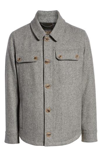 Men's Pendleton Capitol Hill Melange Shirt Jacket - Grey