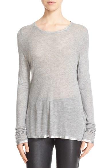 Women's Zadig & Voltaire Willy Foil Tee - Grey