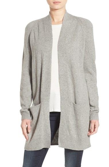 Women's Bp. Open Front Cardigan - Grey